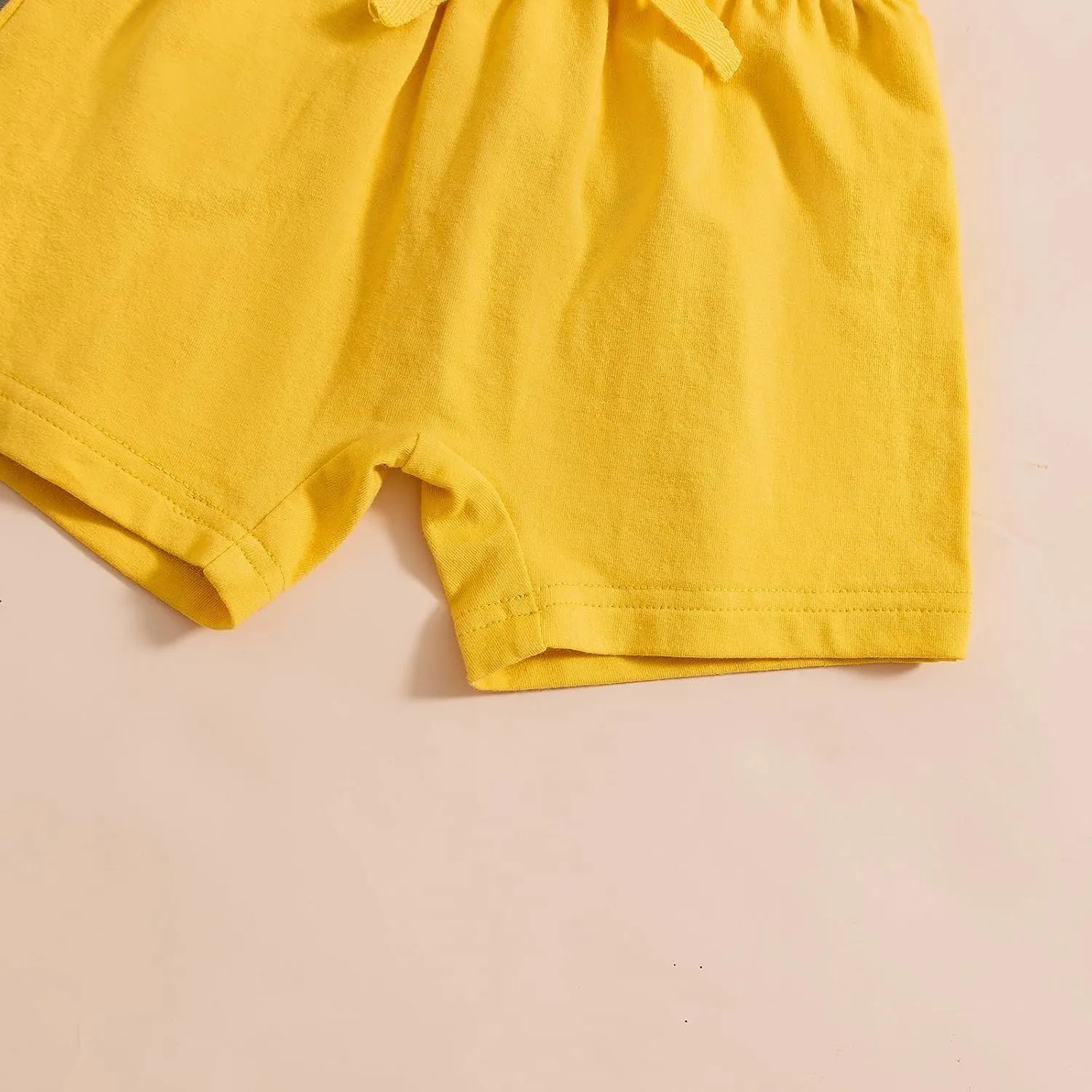 3 Pack Baby Boy Shorts Solid Cotton Short with Drawstring Casual Summer Bottoms Pants