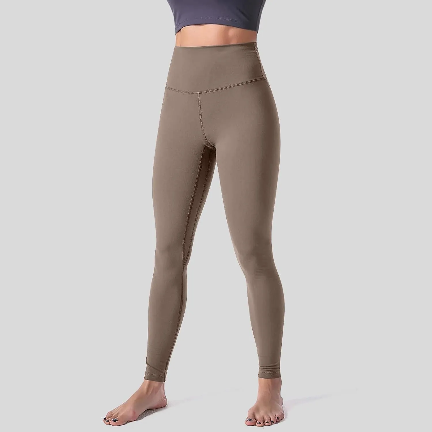 7/8 Yoga Leggings for Women Petite Work Out Leggings Gym Activewear Soft Stretchy Compression Athletic Leggings