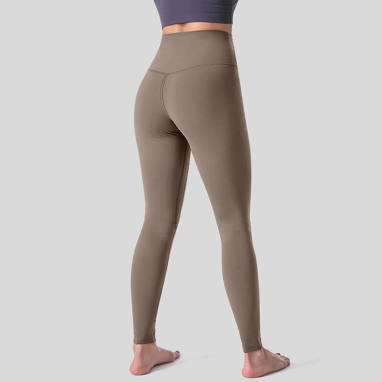 7/8 Yoga Leggings for Women Petite Work Out Leggings Gym Activewear Soft Stretchy Compression Athletic Leggings
