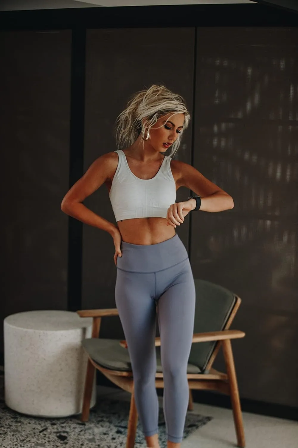 90 Degree By Reflex High Waist Squat Proof Ankle Length Interlink Leggings
