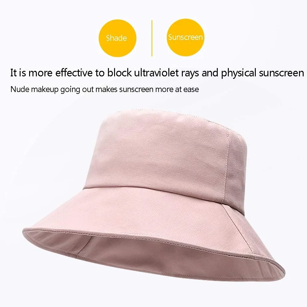 Adult Sun Hat, Foldable Fashion Temperament Wild Breathable Beach Hat Fisherman Hat Sun Hat