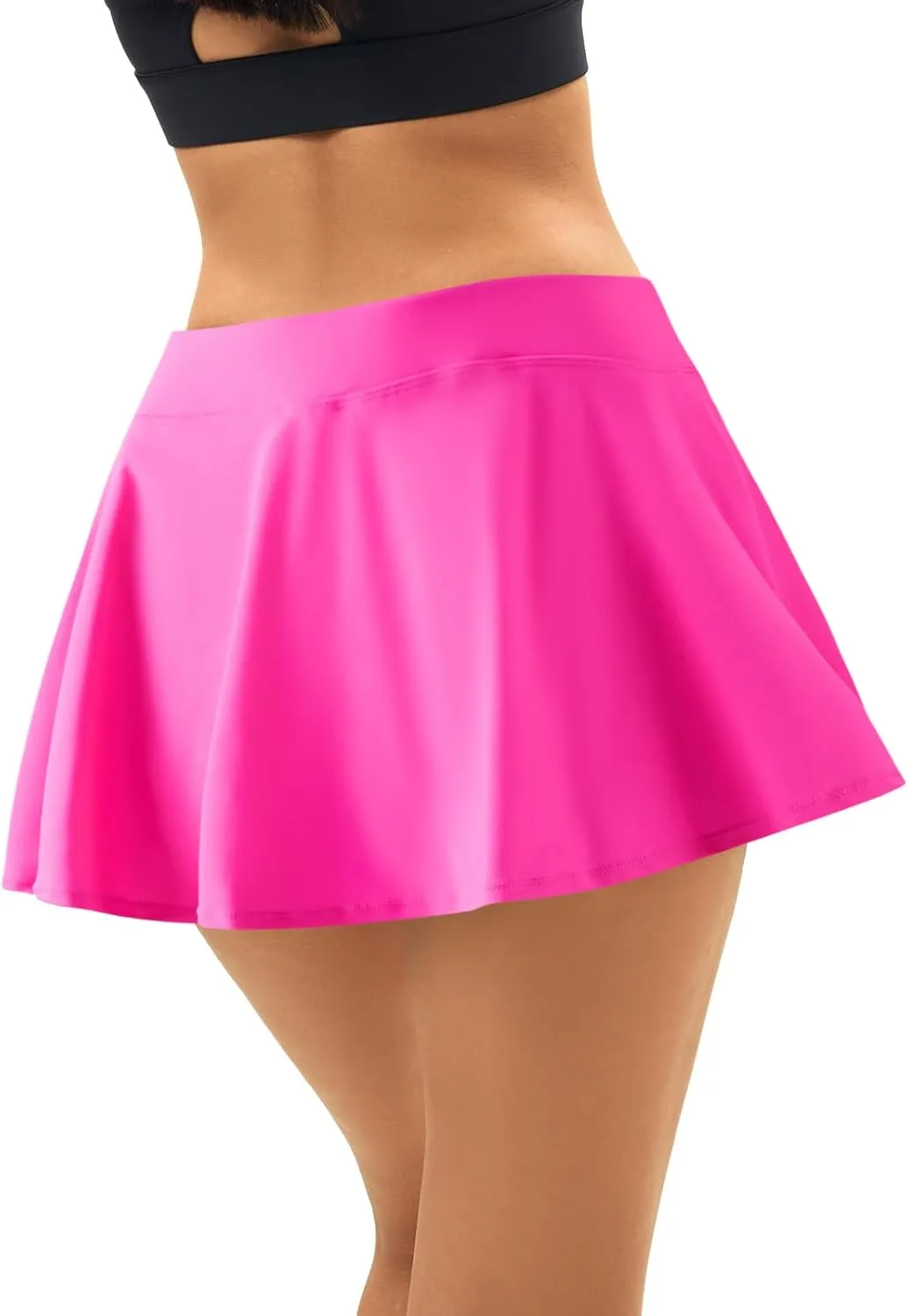 Angel season Swim Shorts Women High Waisted Bikini Bottom Tummy Control Bathing Suits Swimsuit Board Shorts with Liner