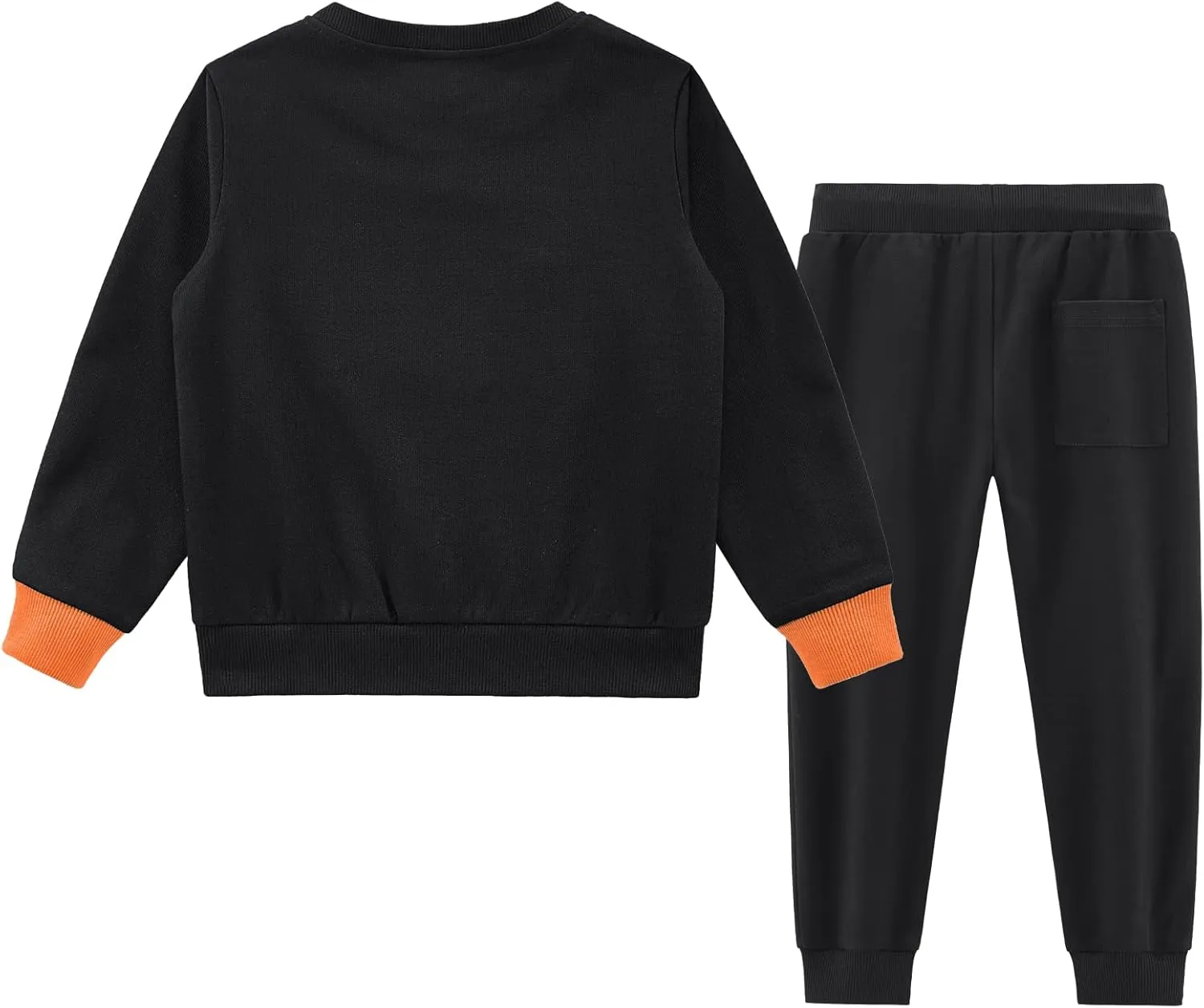 Boys' Activewear Sweatsuit Sets Long Sleeve Tracksuits Active Sweatshirts And Jogger Pants 2 Piece Outfits 2-8 Years