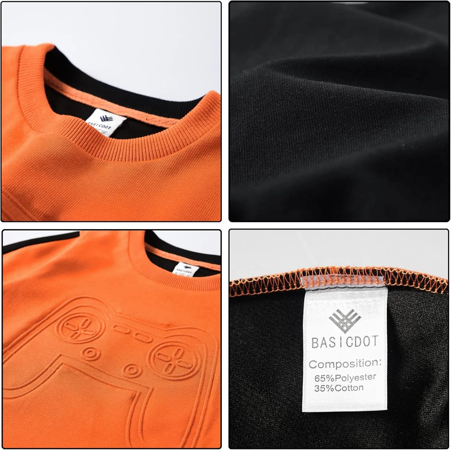 Boys' Activewear Sweatsuit Sets Long Sleeve Tracksuits Active Sweatshirts And Jogger Pants 2 Piece Outfits 2-8 Years