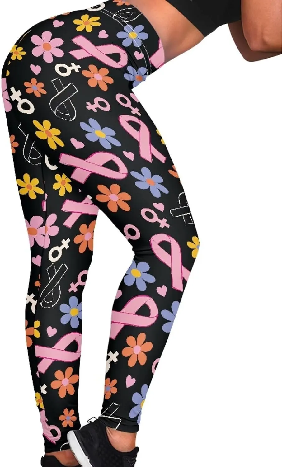 Buybai Women Yoga Pants Stretch High Waist Leggings Fitness Gym Clothing Tummy Control Workout Running Pants Activewear