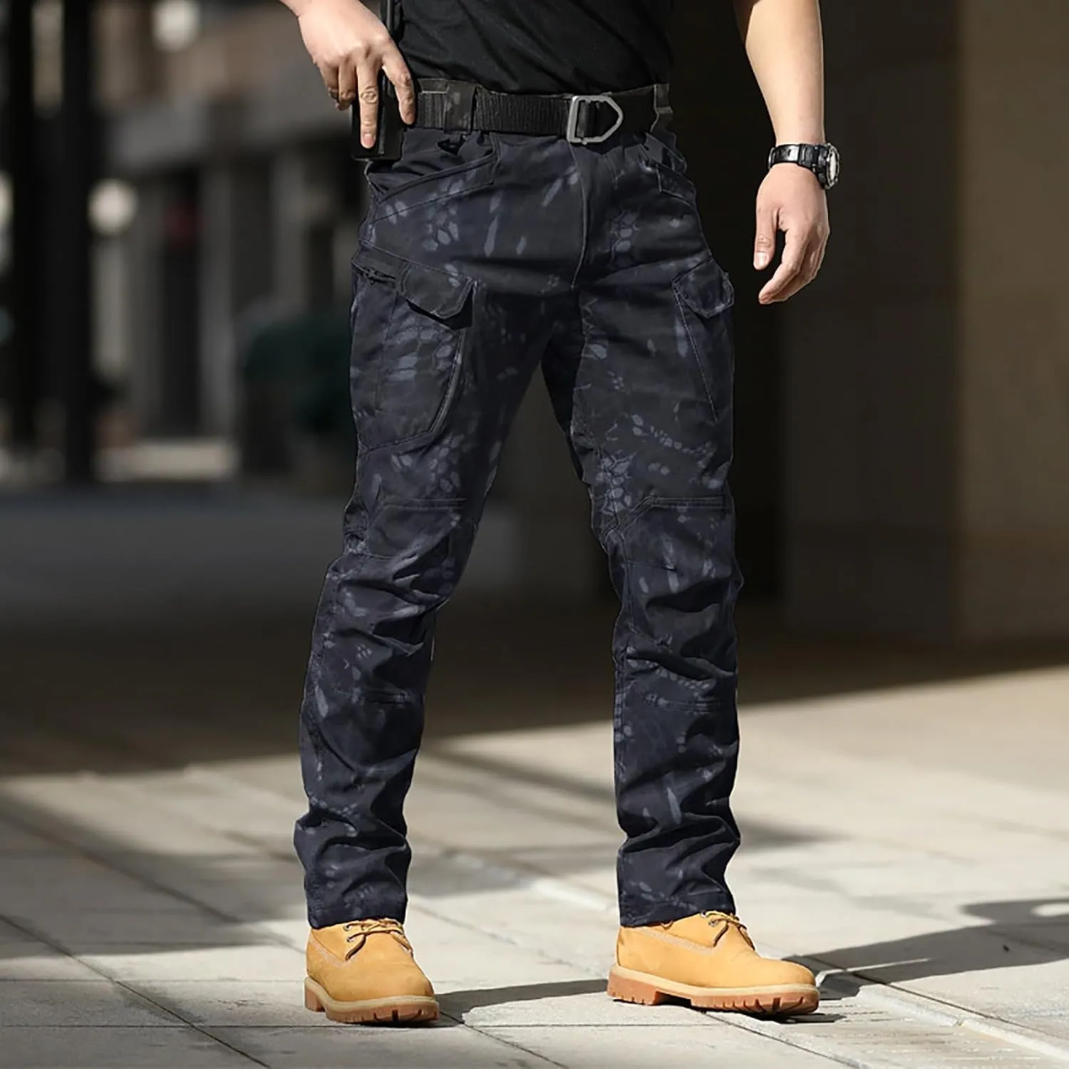 Cargo Pants for Men Tactical Pants Lightweight Outdoor Travel Pants Relaxed Fit Work Hiking Waterproof Pants Stretch
