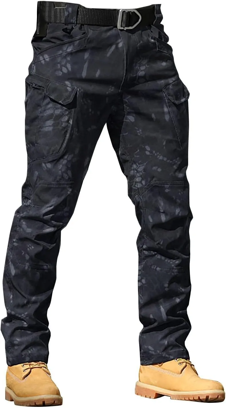 Cargo Pants for Men Tactical Pants Lightweight Outdoor Travel Pants Relaxed Fit Work Hiking Waterproof Pants Stretch