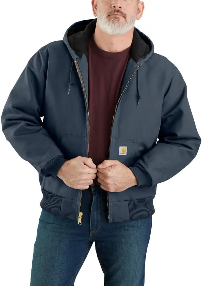 Carhartt Men's J140 Loose Fit Firm Duck Insulated Flannel-Lined Active Jac