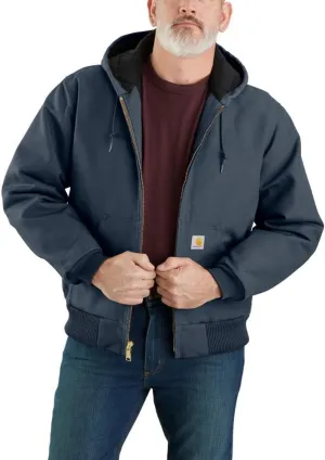 Carhartt Men's J140 Loose Fit Firm Duck Insulated Flannel-Lined Active Jac