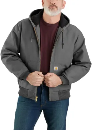 Carhartt Men's J140 Loose Fit Firm Duck Insulated Flannel-Lined Active Jac