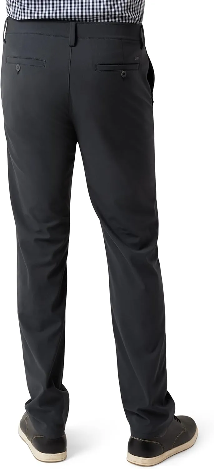 Chaps Men's Chino Pants - Slim Fit Comfort Stretch Straight Leg Dress Pants for Men - Men's Flexible Performance Work Pants