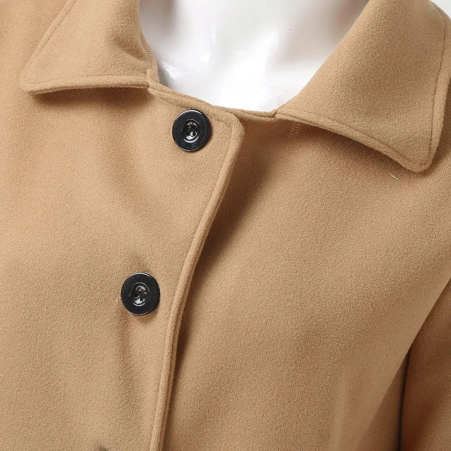 cooki Winter Coats for Women 2023 Trendy Wool Coat Long Winter Coats for Women Plus Size Jackets Lightweight Trench Coats