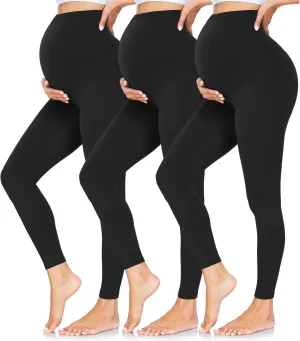 CTHH Maternity Leggings Over The Belly Buttery Soft Pregnancy Workout Pants High Waisted Maternity Activewear for Women