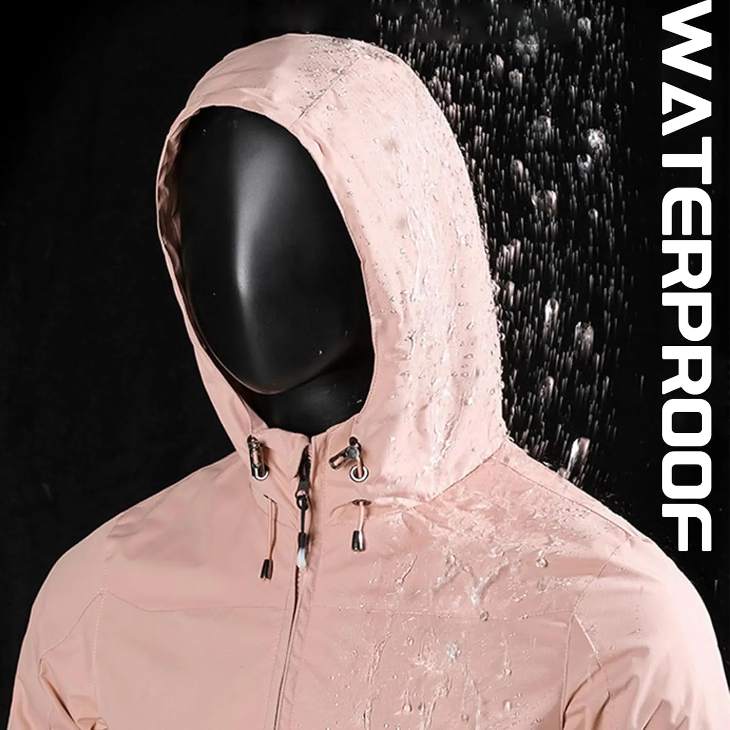 Custom Women's Softshell Jacket Lightweight Breathable Zip Up Water Resistant Windbreaker Add Your Desgin