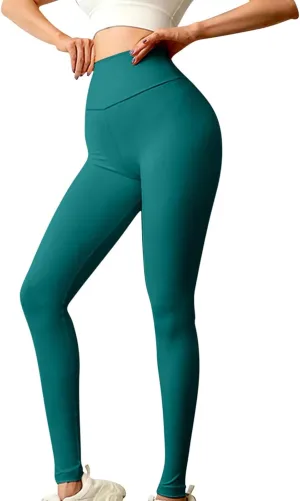 DASAYO Leggings for Women High Waisted Tummy Control Butt Lifting Stretchy Workout Yoga Pants Gym Fitness Activewear