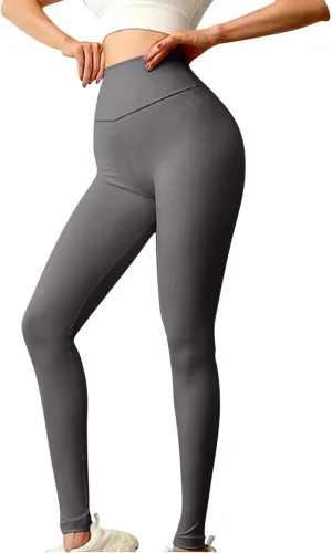 DASAYO Leggings for Women High Waisted Tummy Control Butt Lifting Stretchy Workout Yoga Pants Gym Fitness Activewear