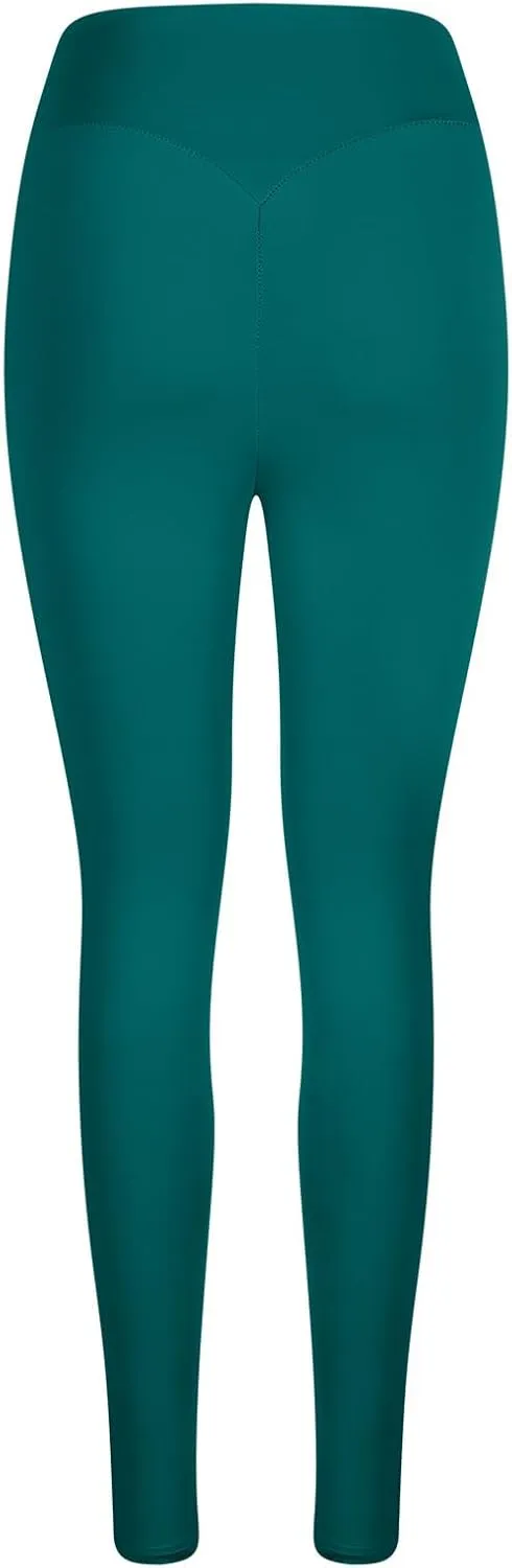 DASAYO Leggings for Women High Waisted Tummy Control Butt Lifting Stretchy Workout Yoga Pants Gym Fitness Activewear
