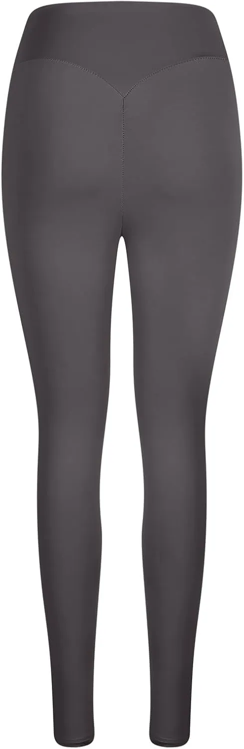 DASAYO Leggings for Women High Waisted Tummy Control Butt Lifting Stretchy Workout Yoga Pants Gym Fitness Activewear