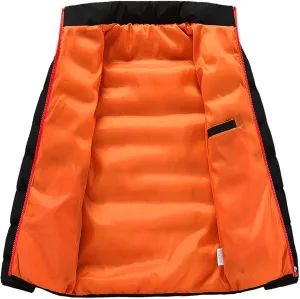 Dgoopd Quilted Jackets for Men Lightweight Down Puffer Jacket Packable Winter Warm Zip up Coat Outdoor Warm Padded Jacket