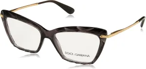 Dolce & Gabbana Dolce & Gabanna Transparent Grey Woman Cat Eye Eyeglasses