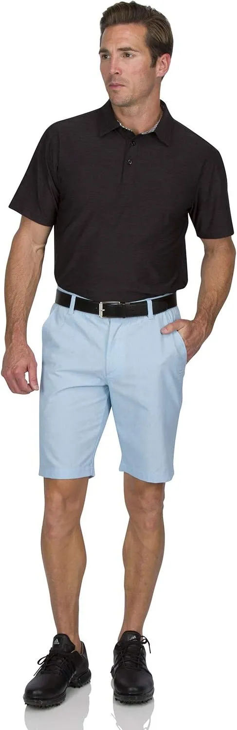 Dry Fit Golf Shorts for Men 10 Inch Inseam - Tapered Slim Fit Chinos - Mens Shorts Athletic
