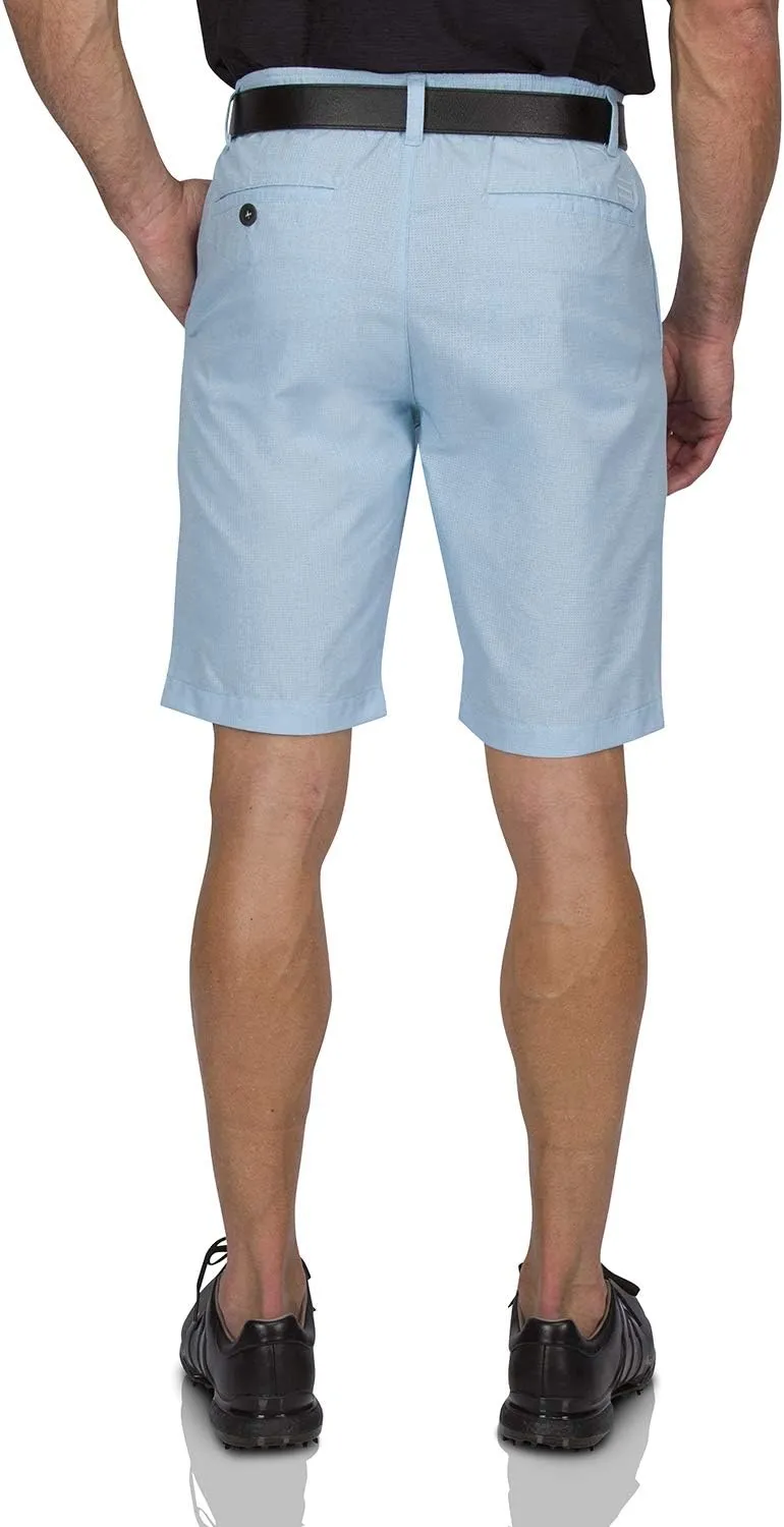 Dry Fit Golf Shorts for Men 10 Inch Inseam - Tapered Slim Fit Chinos - Mens Shorts Athletic