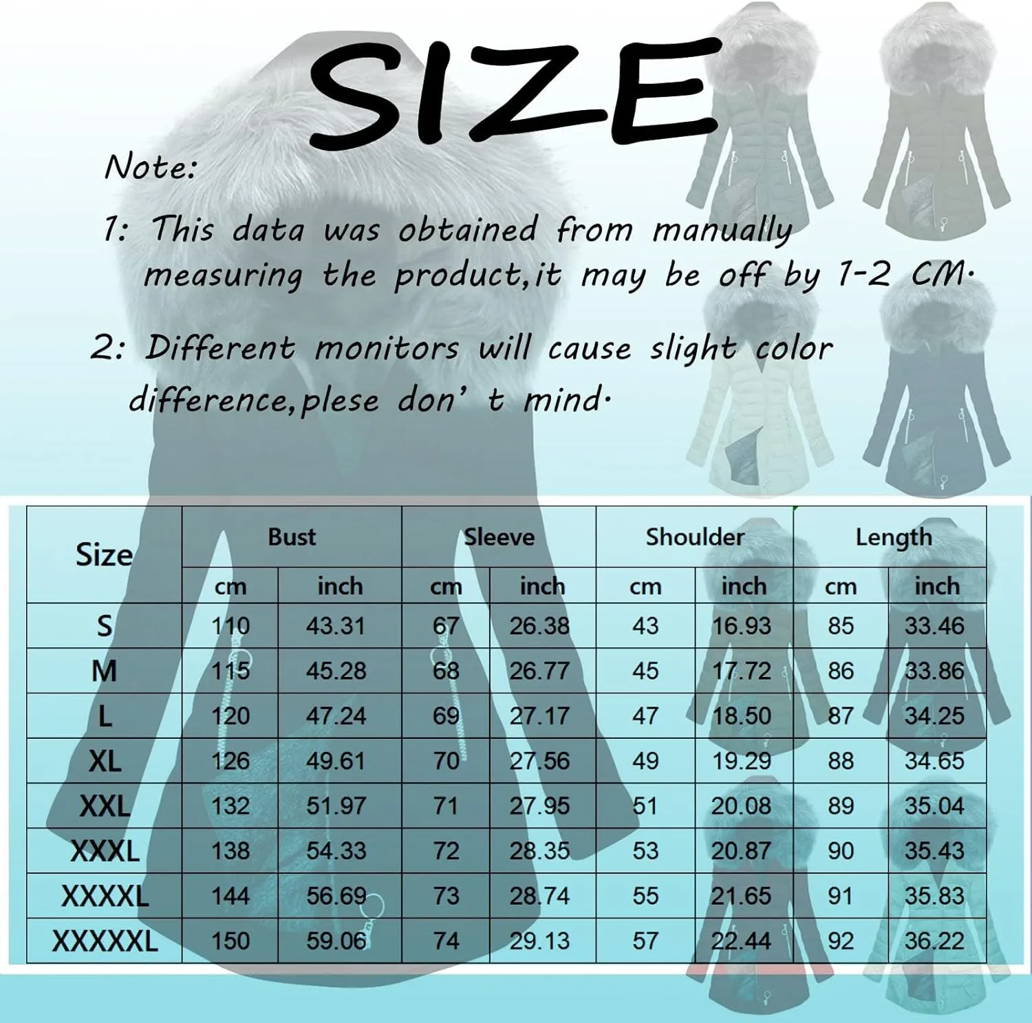 Eduavar Winter Coats for Women 2024 Puffer Jacket Womens Plus Size Long Sleeve Down Coats Outdoor Warm Furry Parka Jackets