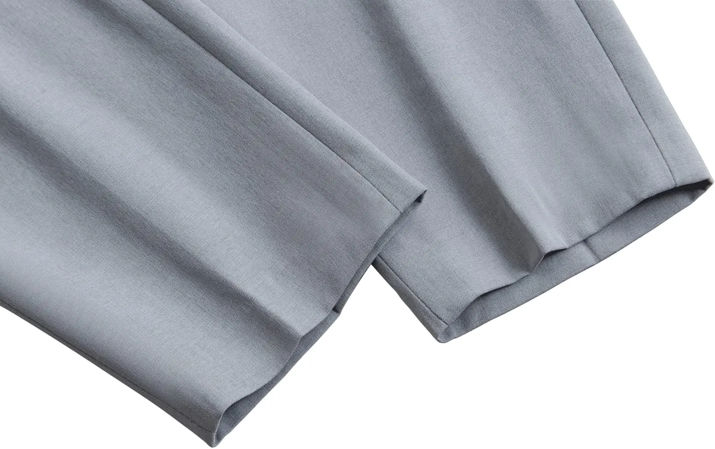 ESSYSHE Mens Cropped Slim Fit Dress Pants Tapered Ankle Dress Pants Suit Pants