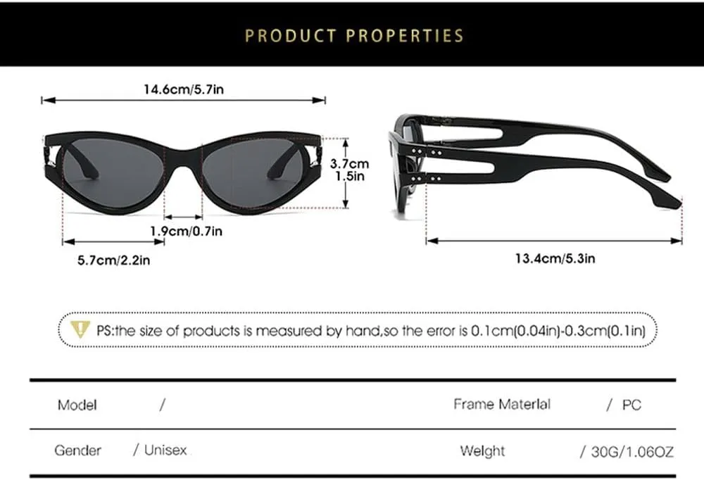 Fashion Outdoors Sports Sunglasses Women Men Luxury Oval Sun Glasses For Ladies Hollow Frame Shades Eyewear UV400