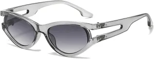 Fashion Outdoors Sports Sunglasses Women Men Luxury Oval Sun Glasses For Ladies Hollow Frame Shades Eyewear UV400