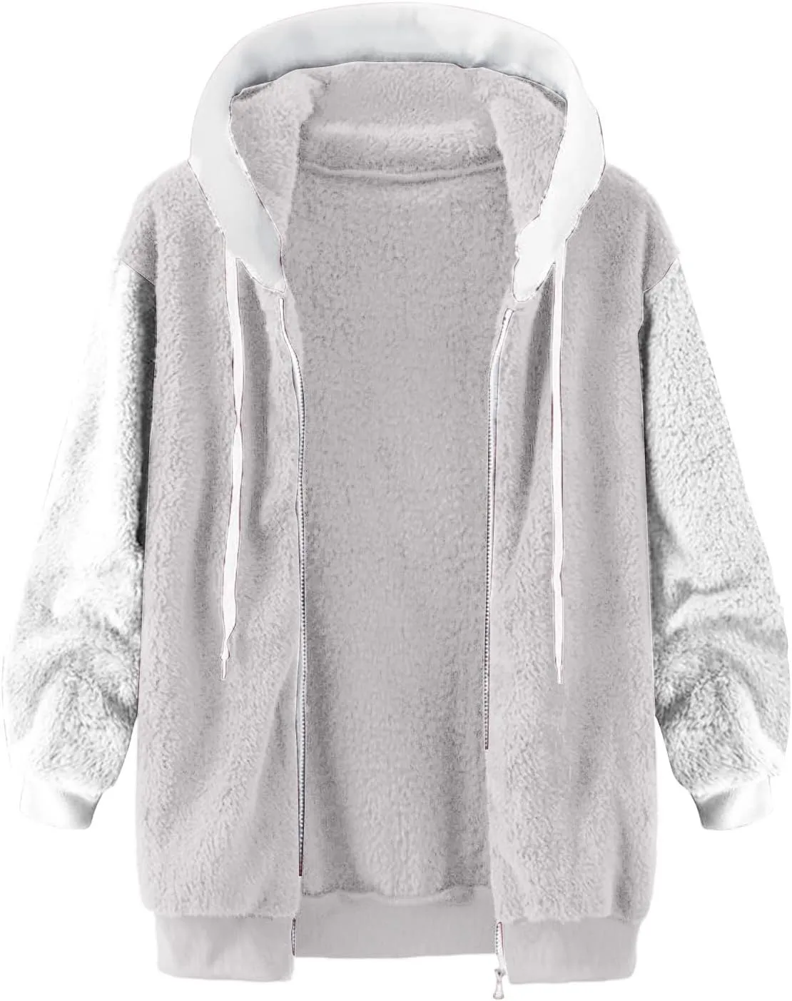 Fashion Women's Zipper V-Neck Pullover Tops Long Sleeve Hooded Blouse Sweatshirt,2024 Fall&Winter Women Trendy Tops