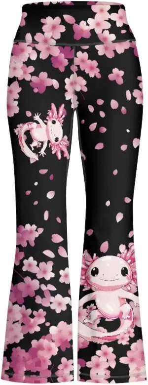 Girls Flare Leggings 5-14T Cute Bell Bottoms for Girl Yoga Pants for Gym