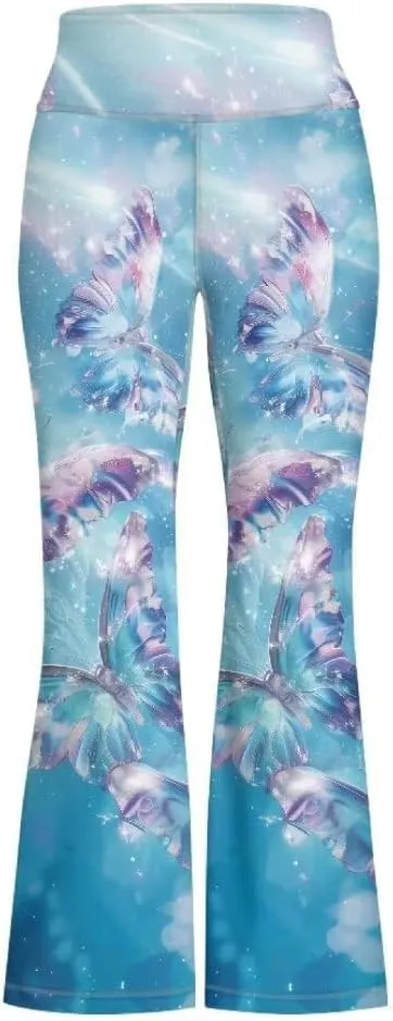 Girls Flare Leggings 5-14T Cute Bell Bottoms for Girl Yoga Pants for Gym