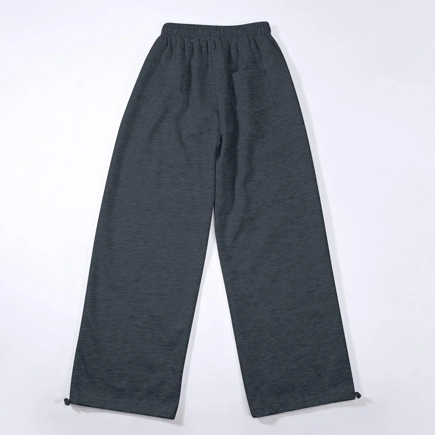 Girls Oversized Wide Leg Sweatpants Drawstring Kids Baggy Straight Leg Track Pants Casual Plain with Pockets