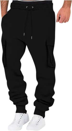 Graphic Pants for Men Men's Padded Drawstring Sweatpants Jogging Sweatpants High Comfort Small Leg Training Track