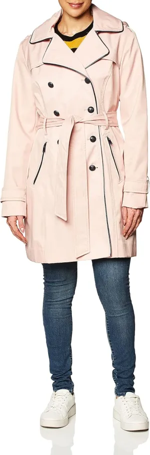 GUESS Women's Double Breasted Trenchcoat