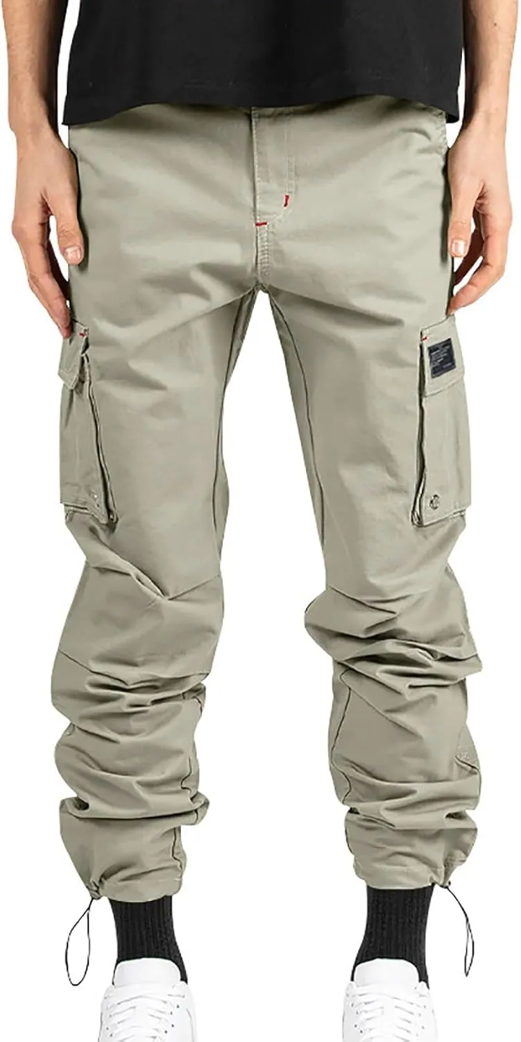 Hiking Pants Men Camo Mens Cargo Pants Casual Lightweight Joggers Work Pants Military Pants with Multi-Pocket