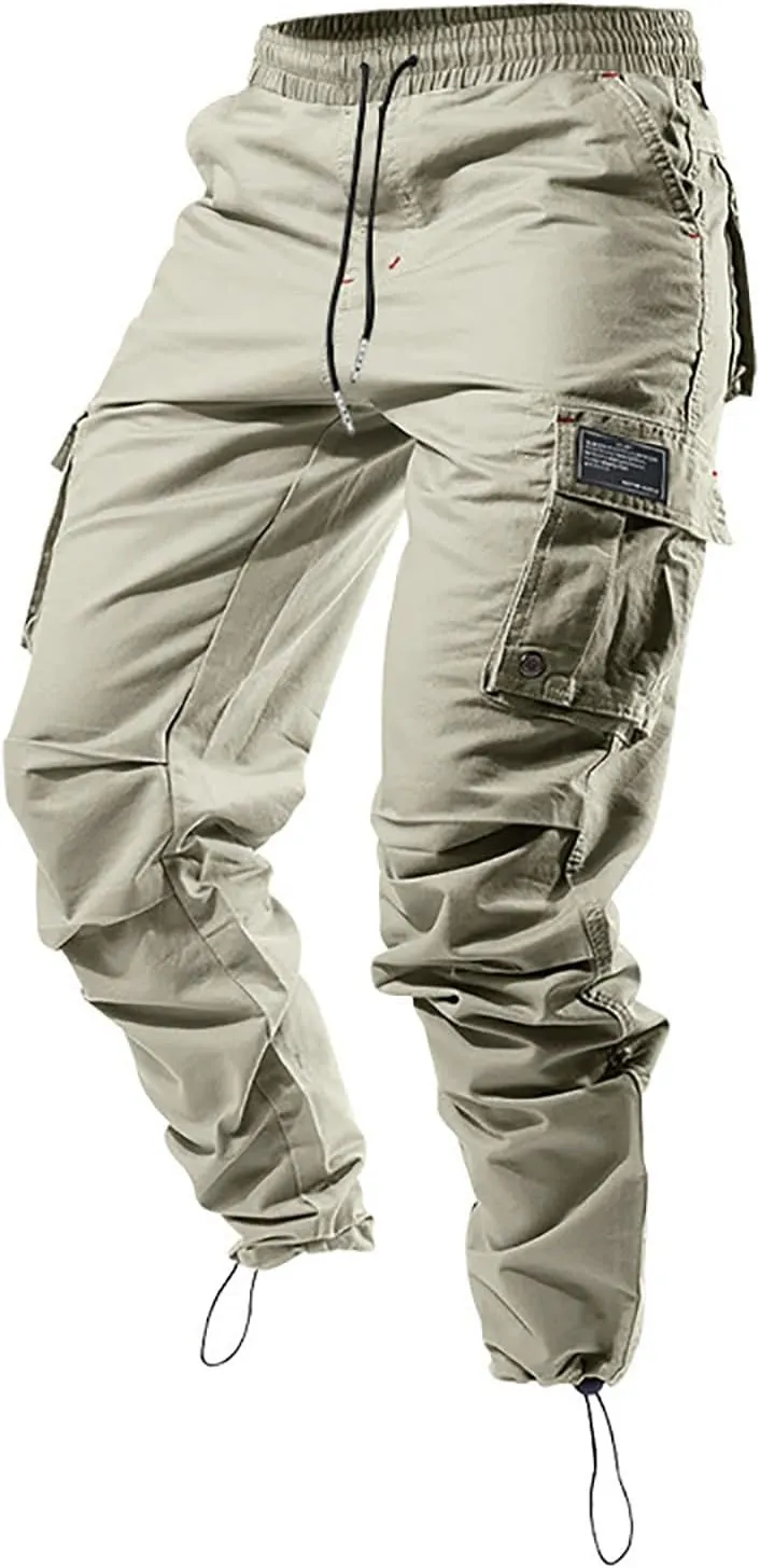 Hiking Pants Men Camo Mens Cargo Pants Casual Lightweight Joggers Work Pants Military Pants with Multi-Pocket