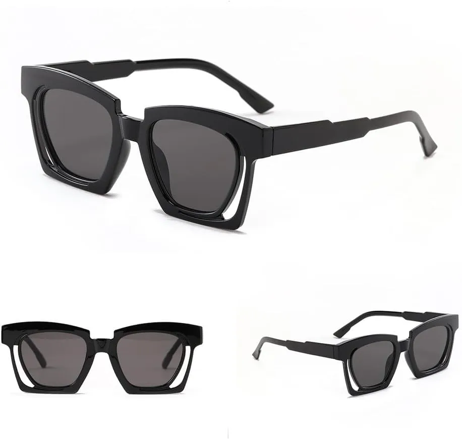 Hollow Personality Sunglasses For Women Oversized Men Sun Glasses Party Eye Glasses UV400