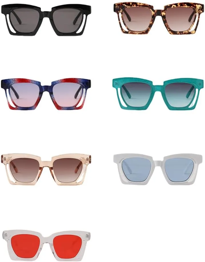 Hollow Personality Sunglasses For Women Oversized Men Sun Glasses Party Eye Glasses UV400