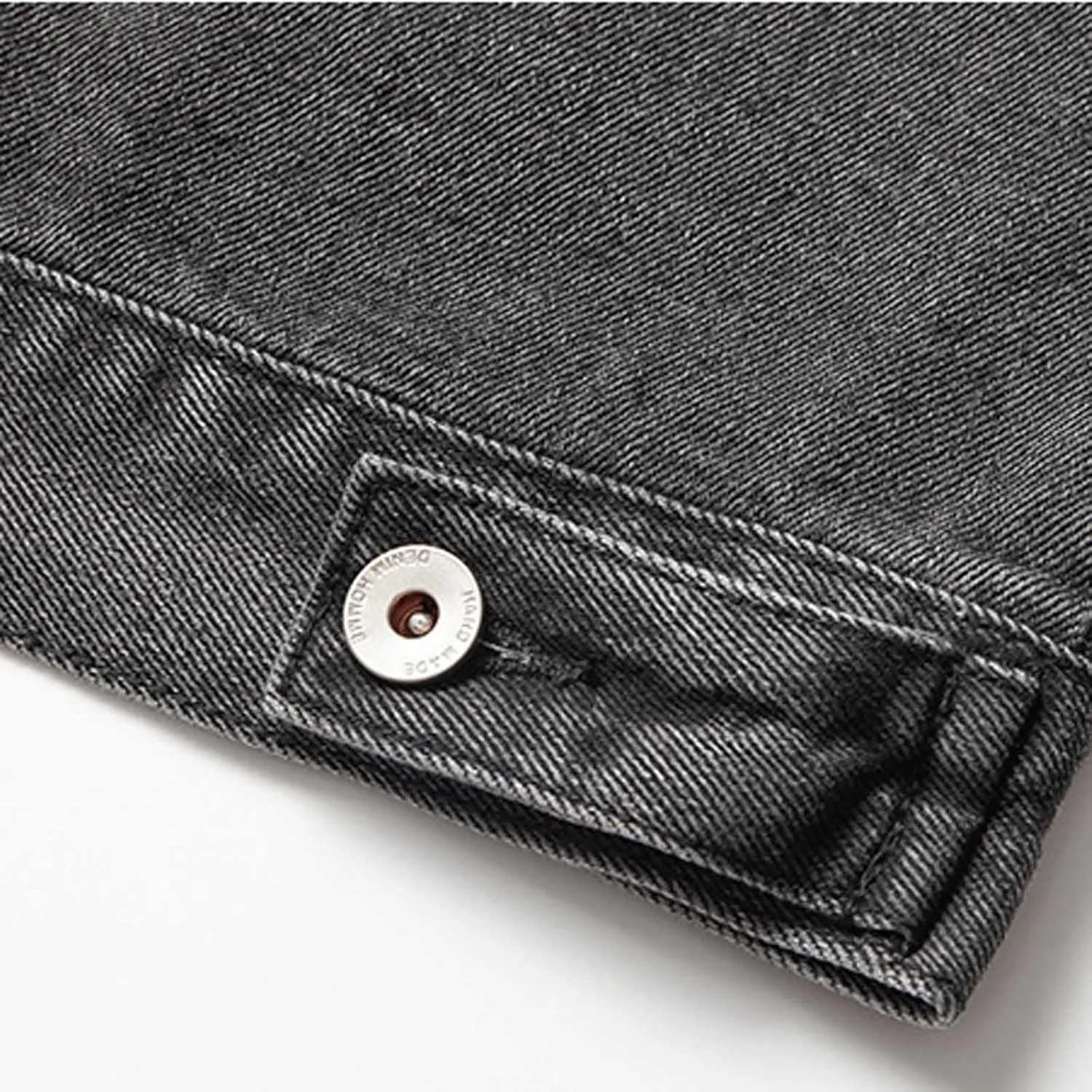 Jean Jacket for Men Classic Washed Denim Jacket Vintage Casual Button Down Distressed Trucker Jacket Sport Coat