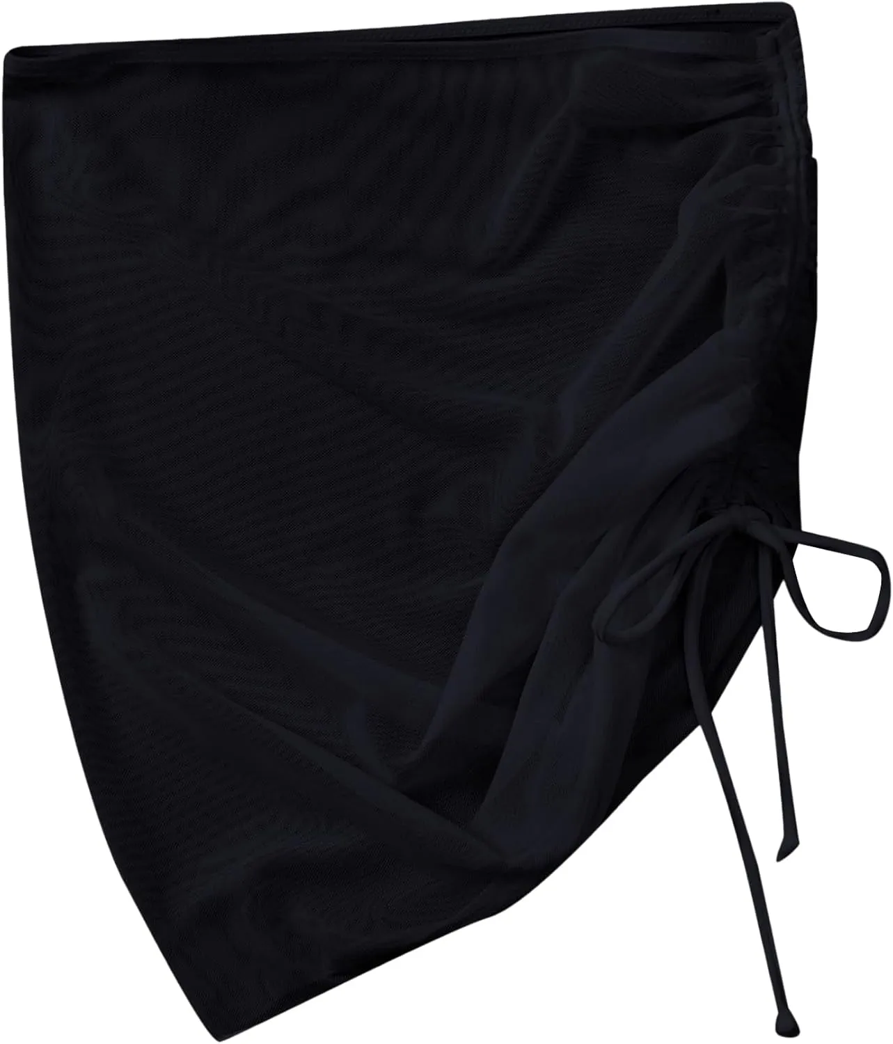 JOINFUN Women's Drawstring Side Sexy See Thru Beach Summer Cover Up Shorts Bikini Bottoms