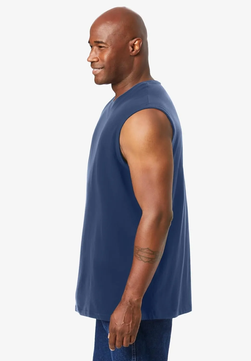 KingSize Men's Big & Tall Shrink-Less Lightweight Muscle T-Shirt