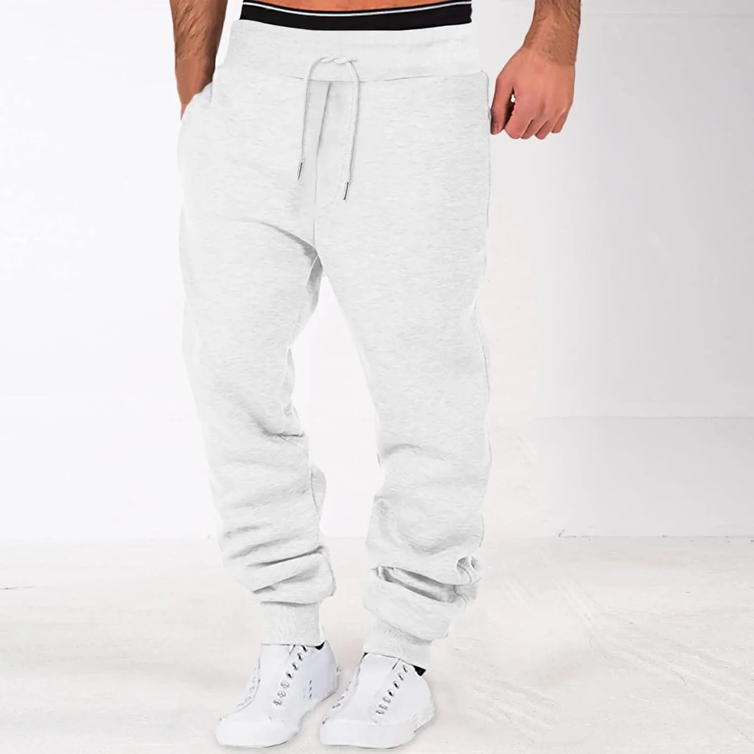 LCMTWX Joggers Pants Man Pants Casual Jogging Sports Elastic with Pockets Men's Men's Pants Joggers for Men Comfy Pants