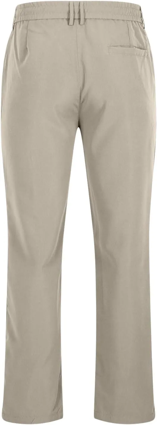 Lightweight Casual Pants for Men Classic Hiking Pants Tapered Work Pants Stretch Khaki Pants Pants with Ribbon