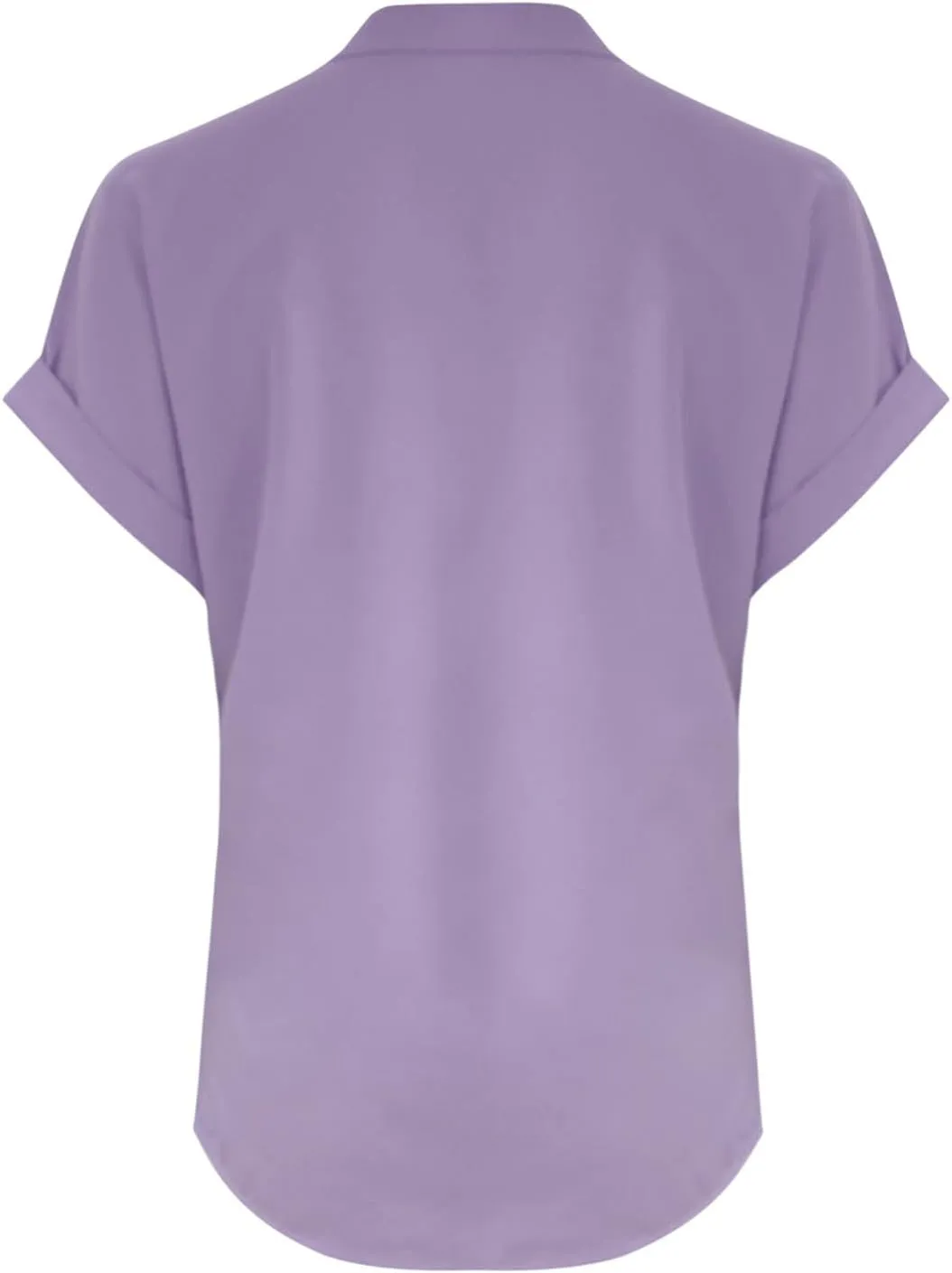 Linen Shirts for Women Casual Work Blouse Tops Summer Short Sleeve Roll Up Loose Fit V-Neck Cotton Button Up Shirt