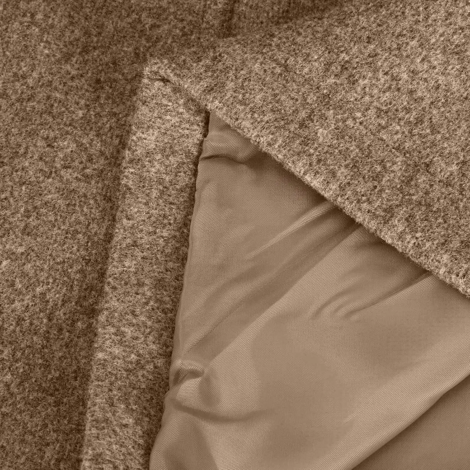 Long Trench Coats for Women Winter Jackets with Pocket Wool Blend Pea Coat Single Breasted Coats