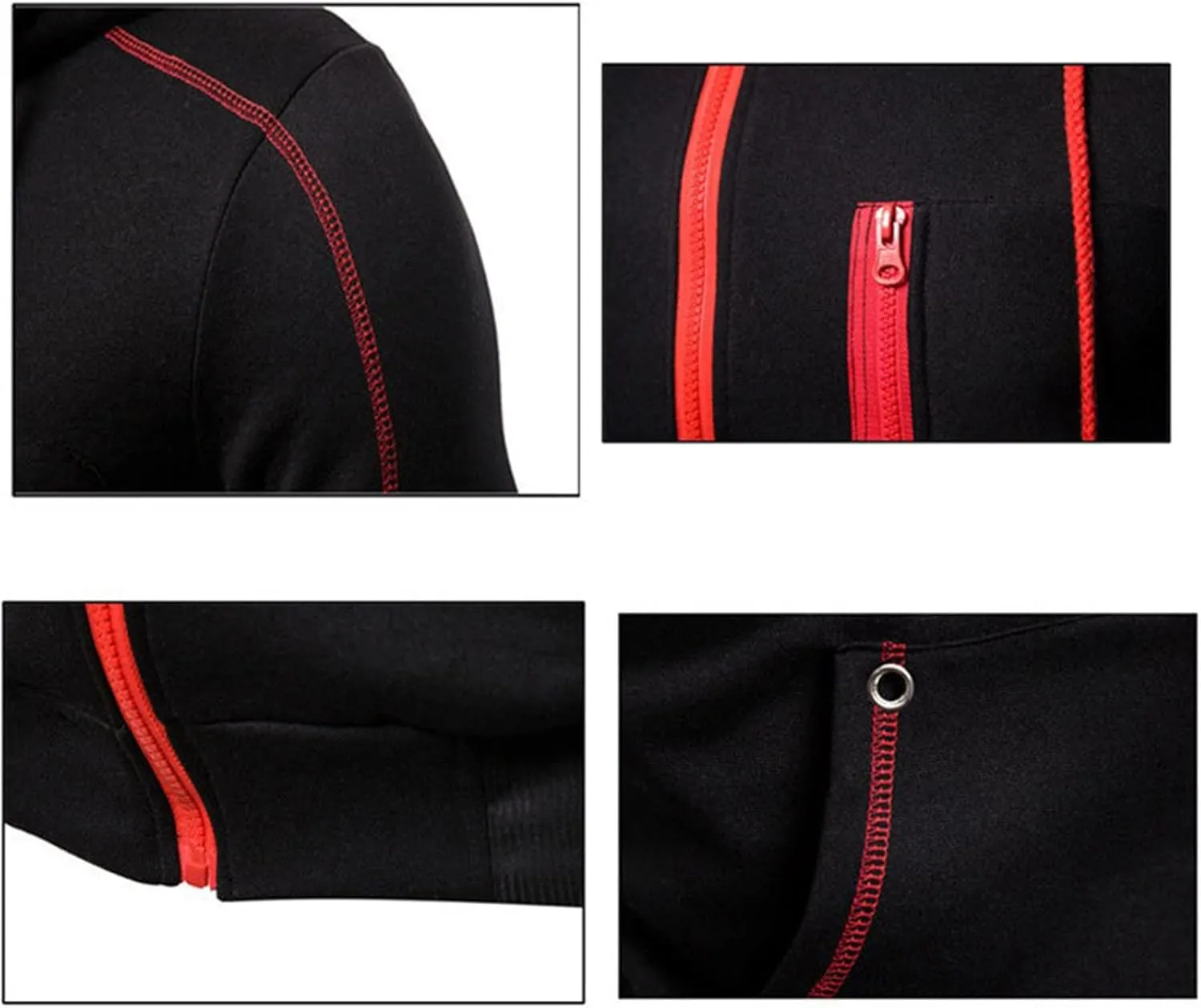 Men Hoodies Jacket Fleece Zipper Hooded Coat Sportwear Male Streetwear Tracksuit Sweatshirts