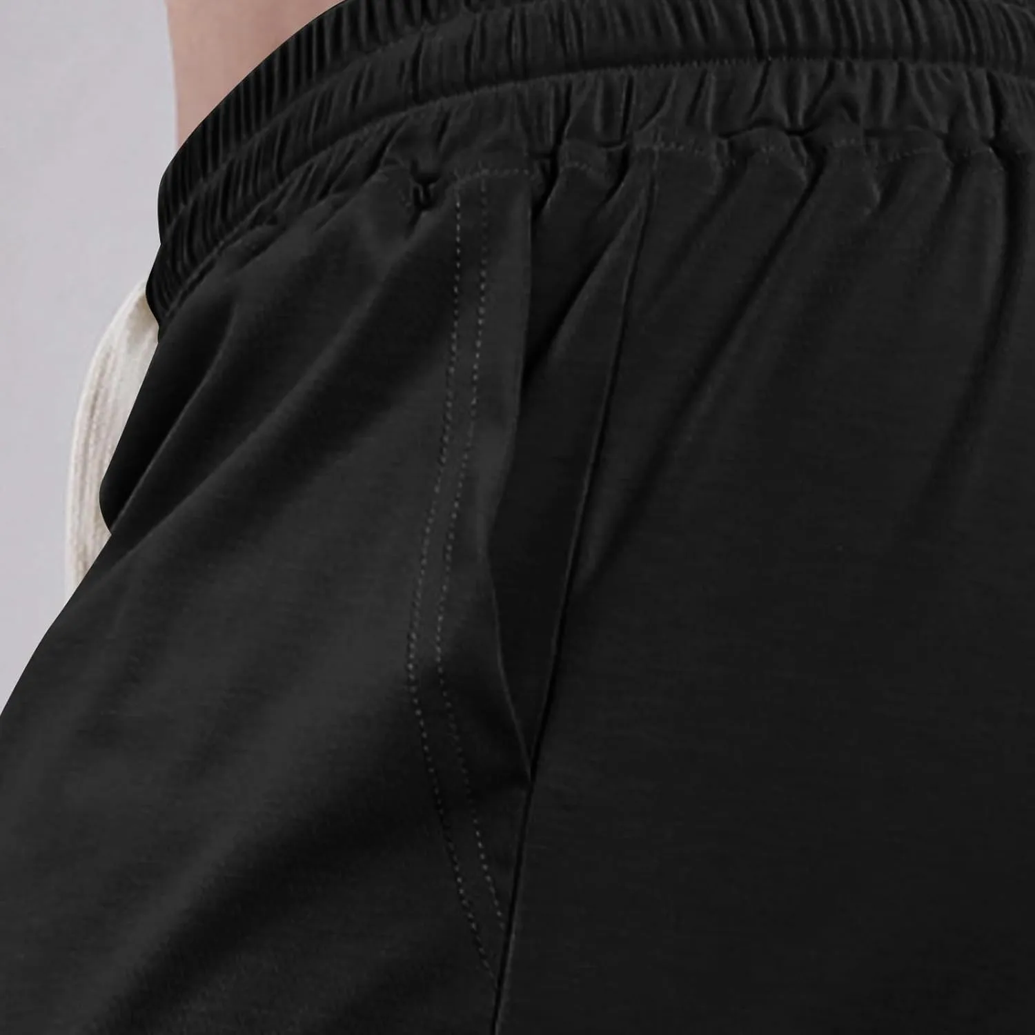 Mens Athletic Shorts Quick Dry Casual Plain Short Pant Polyester Drawstring Elastic Waist Mens Gym Gifts Fitness