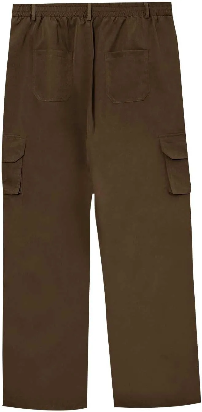 Mens Cargo Pants Relaxed Fit Hiking Work Pants Ripstop Lightweight Flex Tactical Pants with Pockets Chino Pants